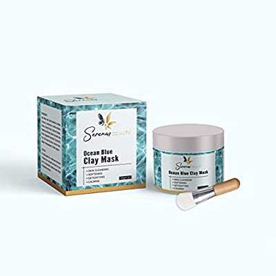 Ocean Blue Australian Clay Mask By Serenus Beauty â€“ A Natural Solution For Clear, Glowing Skin